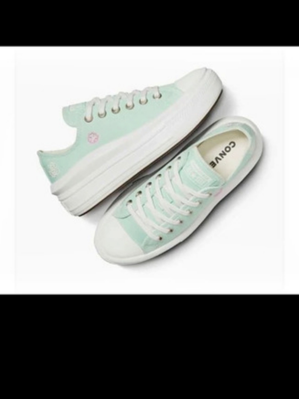 Converse Chuck Taylor All Star Move Platform Low 'Summer Embroidery' Sneakers